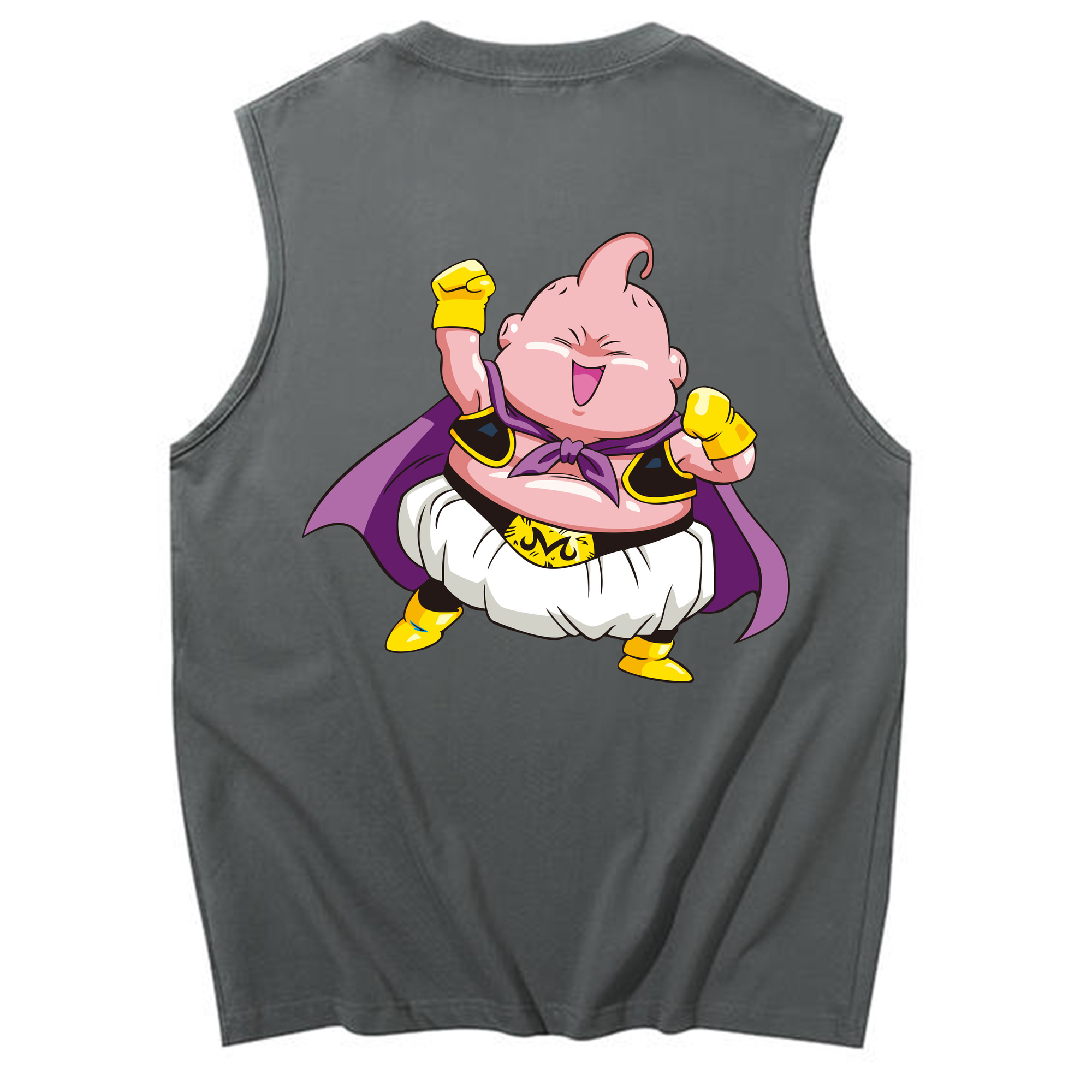 （画像用） ドラゴンボール 魔人ブウ DRAGON BALL Majin Buu コットン100％タンクトップ（背面プリント）